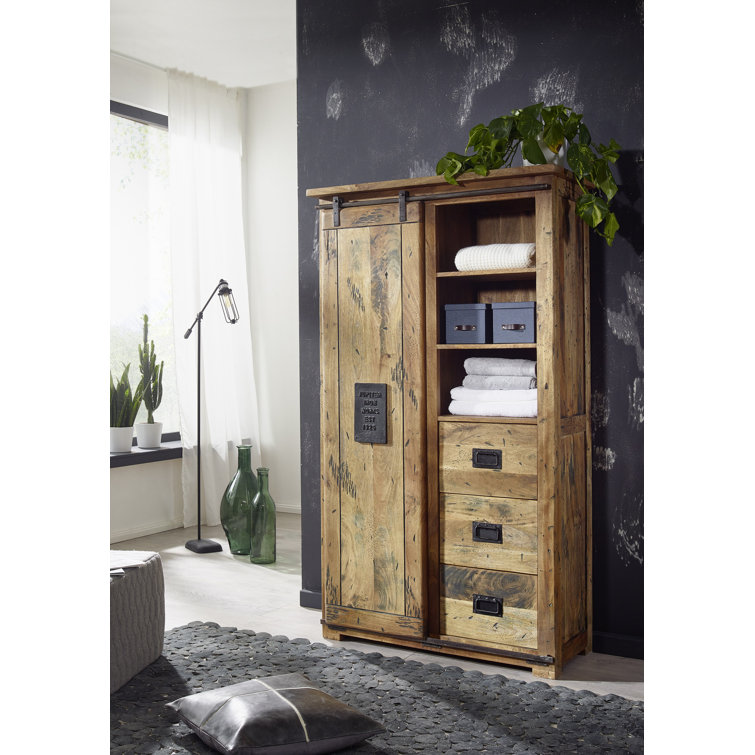 Mercury Row Schiebetürenschrank Erickson & Bewertungen | Wayfair.de